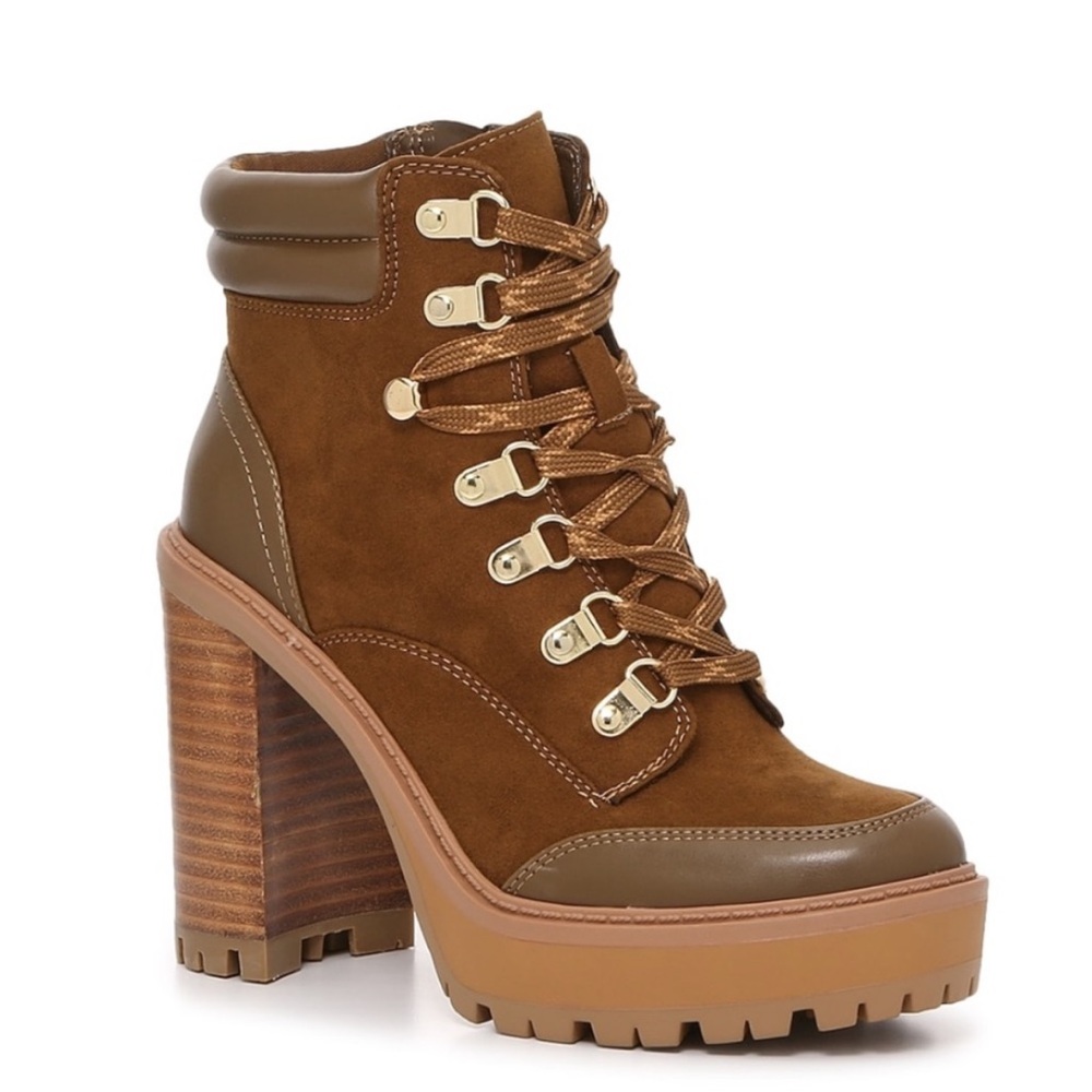 J Lo Jennifer Lopez Rigley platform hiking boots
